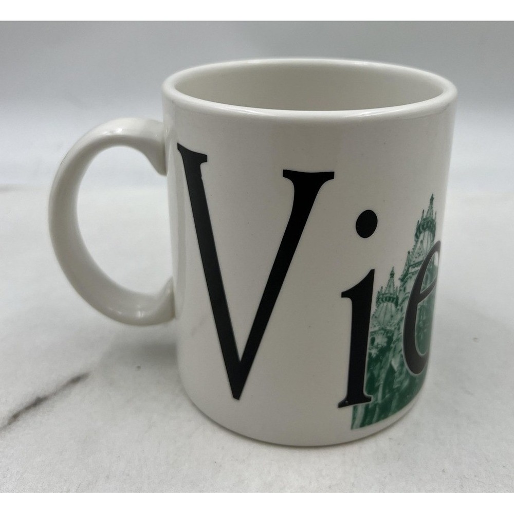 VTG Starbucks City Mug Collector Series Vienna Austria Coffee England Made 2002